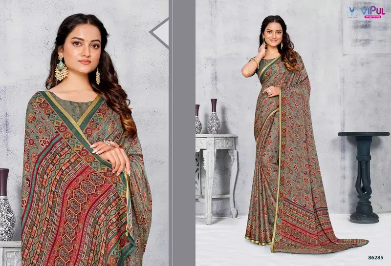 Antique Vol 2 By Vipul Moss Casual Wear Saree Wholesale Shop In Surat